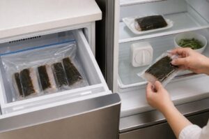 昆布締めを密閉容器で冷蔵保存する方法