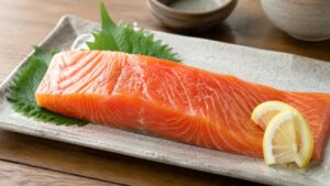 刺身用サーモンの切り身