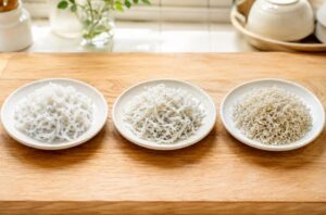 釜揚げしらすをご飯にのせたしらす丼