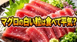 マグロに白い粒があるのはなぜ？食べて大丈夫な場合と注意したい見分け方