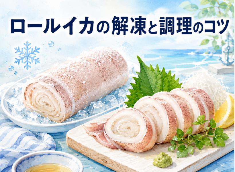 ロールイカの解凍方法から調理まで！プロ級の美味しさを引き出すコツ