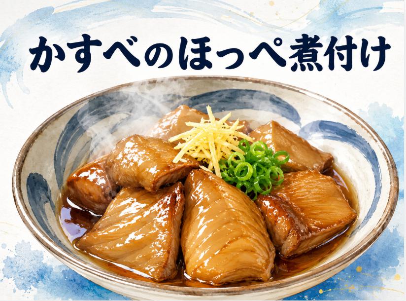 かすべのほっぺを使った煮付けの食べ方|プリプリ食感を引き出すコツ