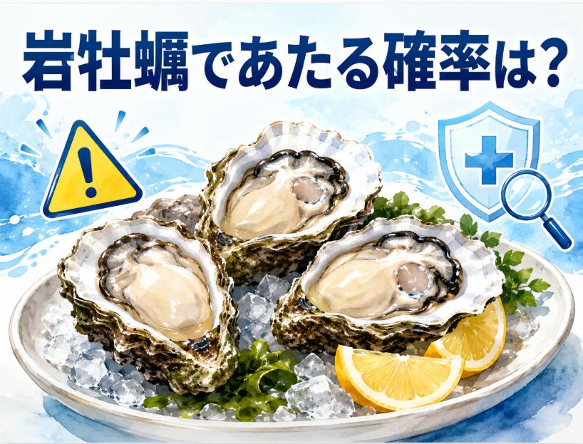 岩牡蠣であたる確率は？食中毒の原因と対策を徹底解説