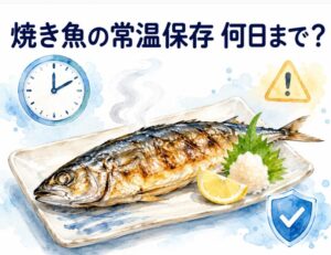 焼き魚の常温保存は何日まで大丈夫？日持ちさせるコツと安全な保存方法