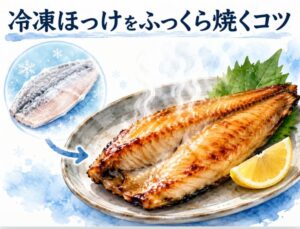 冷凍ほっけをグリルで焼く方法！ふっくら美味しく仕上げるコツ