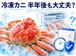 冷凍カニの賞味期限は半年後でも食べられる？安全な保存方法と見分け方
