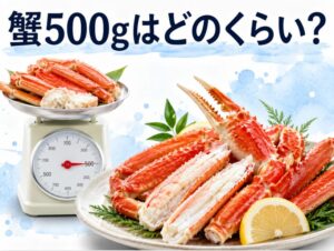 蟹500gはどのくらい？一人前の量と食べ方を完全ガイド